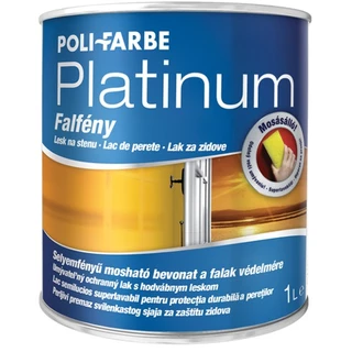Poli-Farbe Platinum falfény