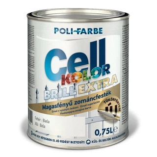 Poli-Farbe Cellkolor Brill Extra fehér magasfényű zománcfesték